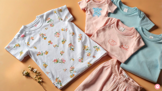 kids cotton t-shirts & onesies