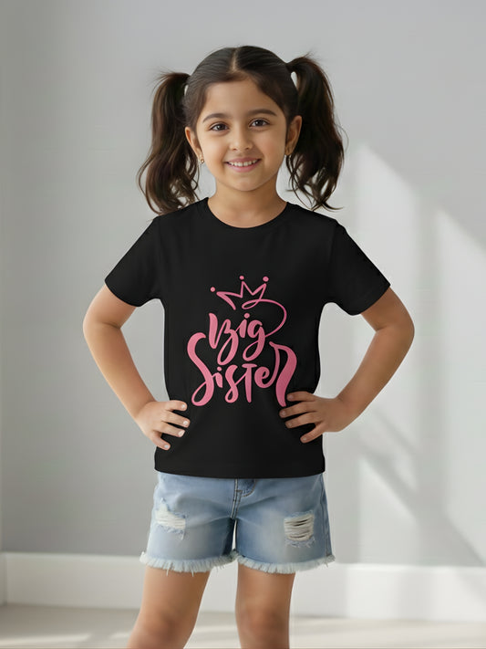 Big Sister Kids Cotton T-Shirt