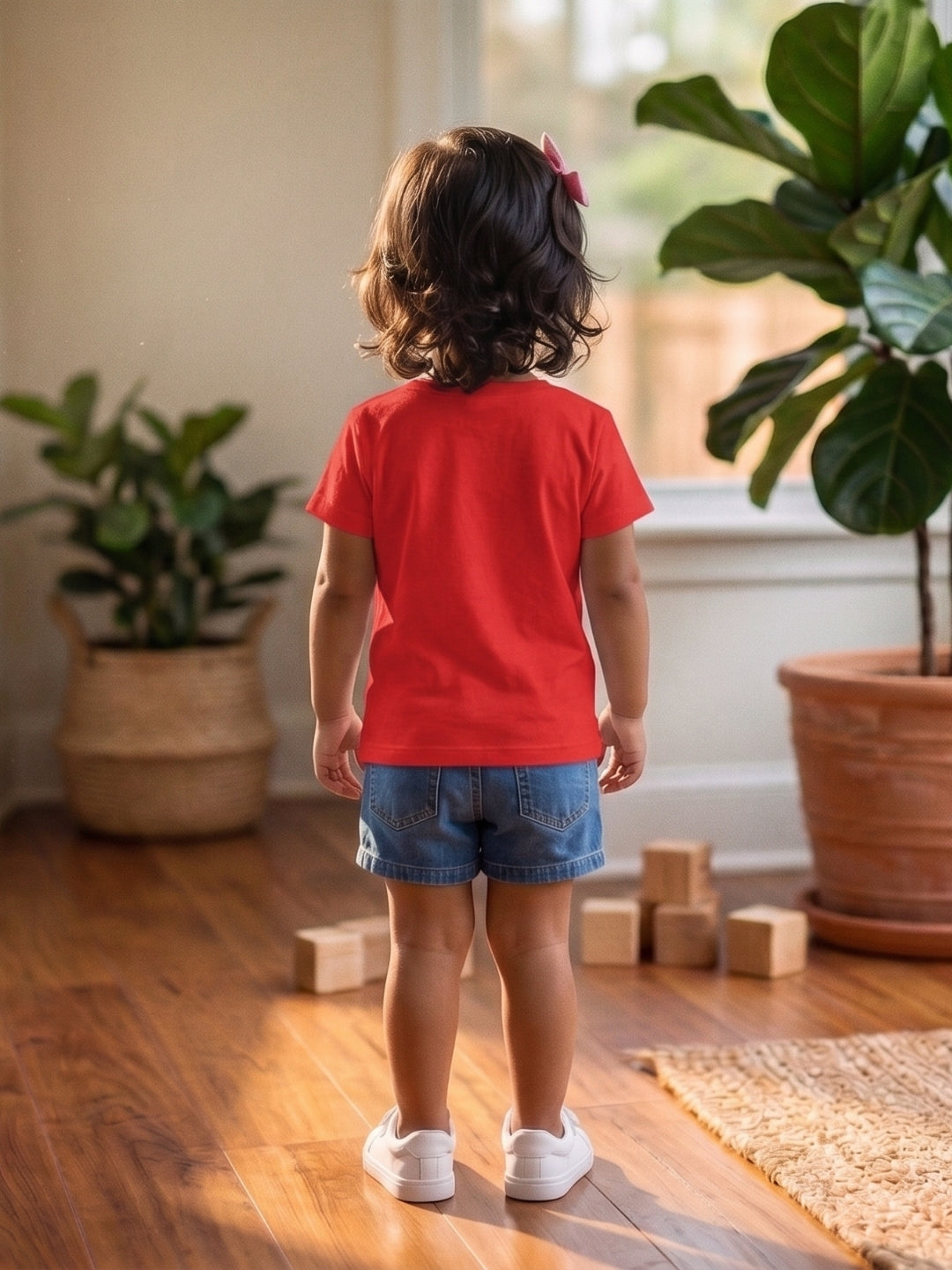 Little Sister Rainbow T-Shirt for Kids