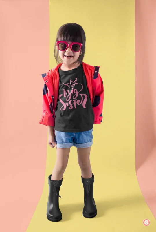 Big Sister Kids Cotton T-Shirt - Tshirt