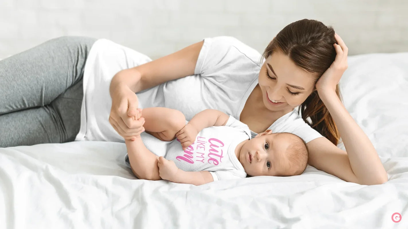 Cute Like My Mom Cotton Baby Onesie