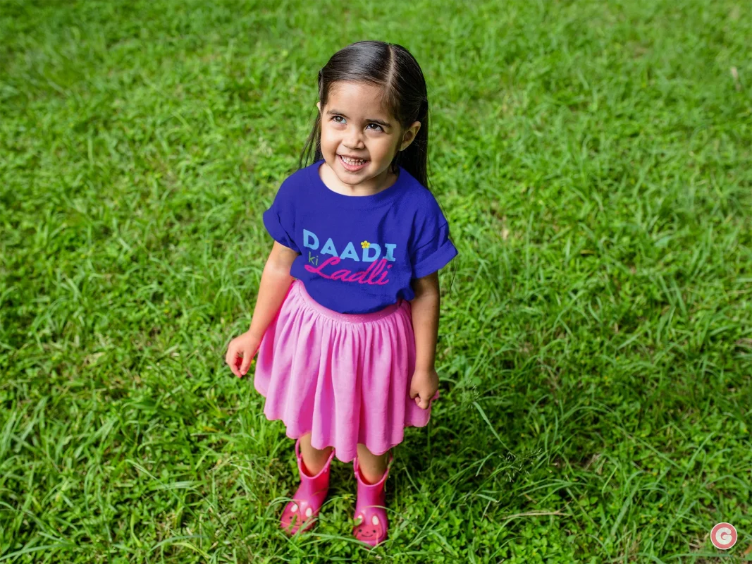 Daadi Ki Ladli Cotton T-Shirt for Kids - Tshirt