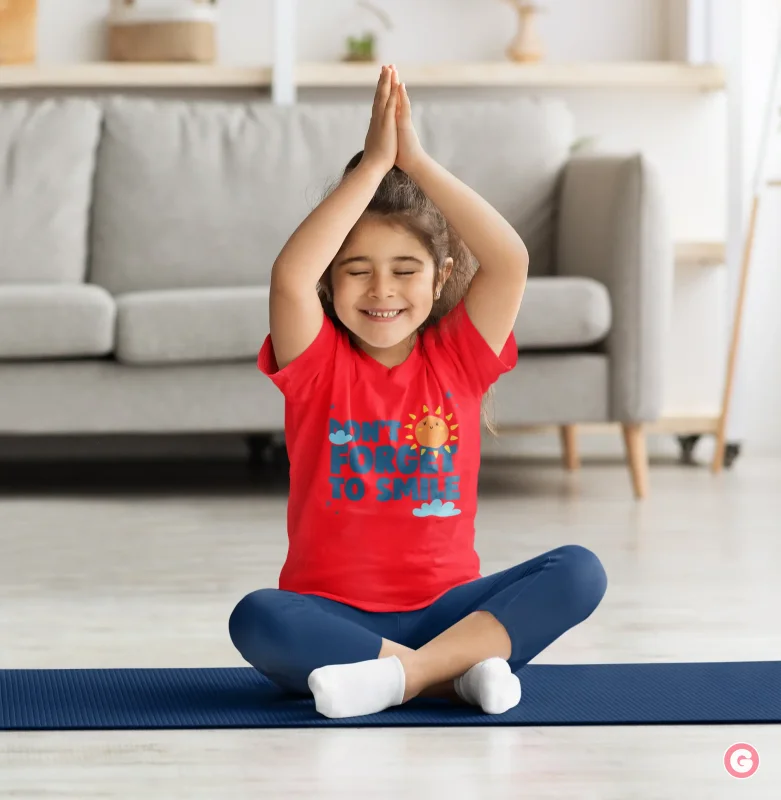 Don’t Forget To Smile Kids Cotton T-Shirt - Tshirt