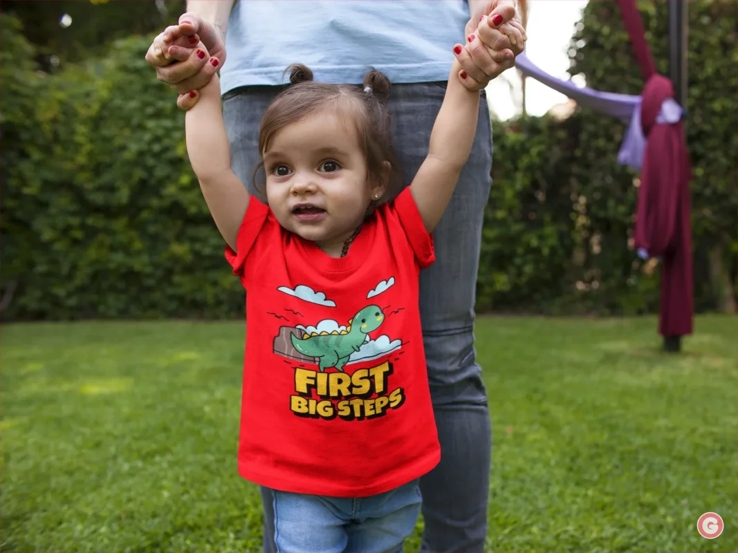 First Big Steps Kids Cotton T-shirt - Tshirt