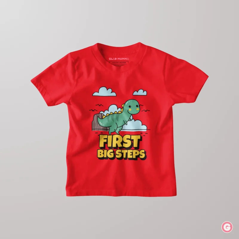 First Big Steps Kids Cotton T-shirt - Tshirt
