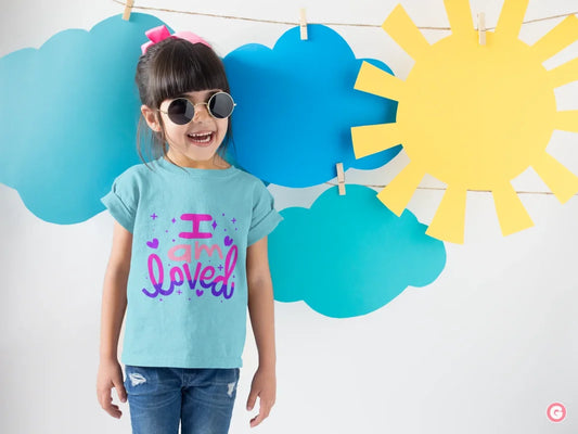 βI Am Lovedβ Kids Cotton T-Shirt - Tshirt