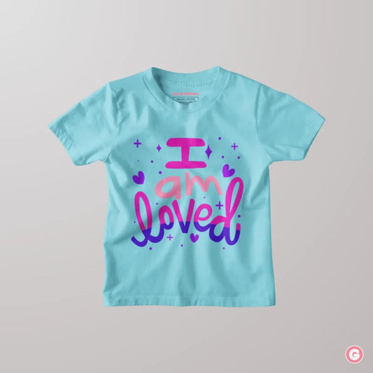 βI Am Lovedβ Kids Cotton T-Shirt - Tshirt