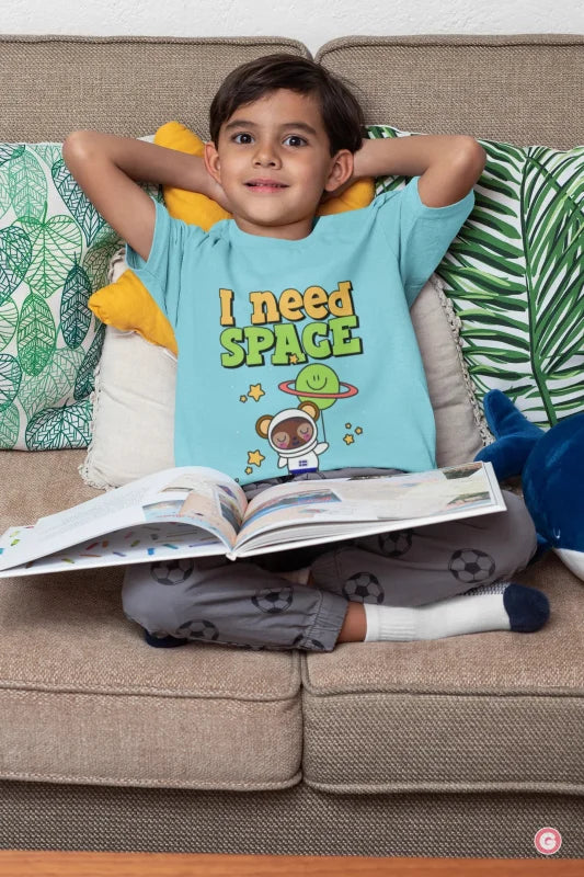 I Need Space Kids Cotton T-Shirt - Tshirt