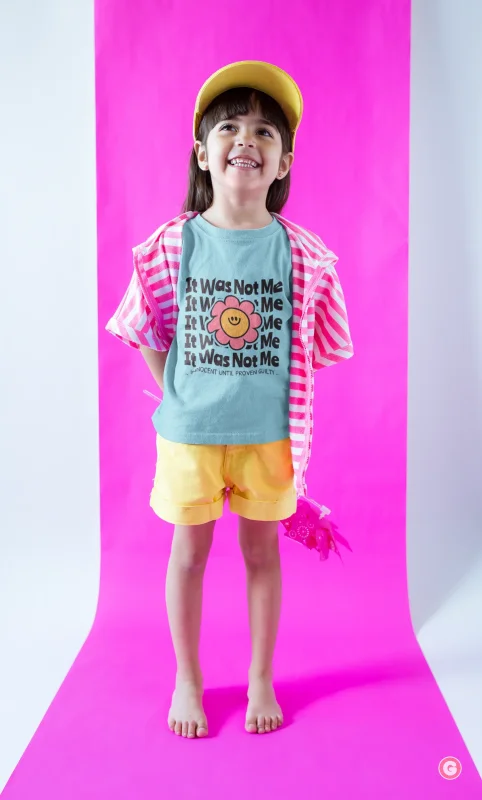’It Wasn’t Me’ Toddler Cotton T-Shirt - Kids Tshirt