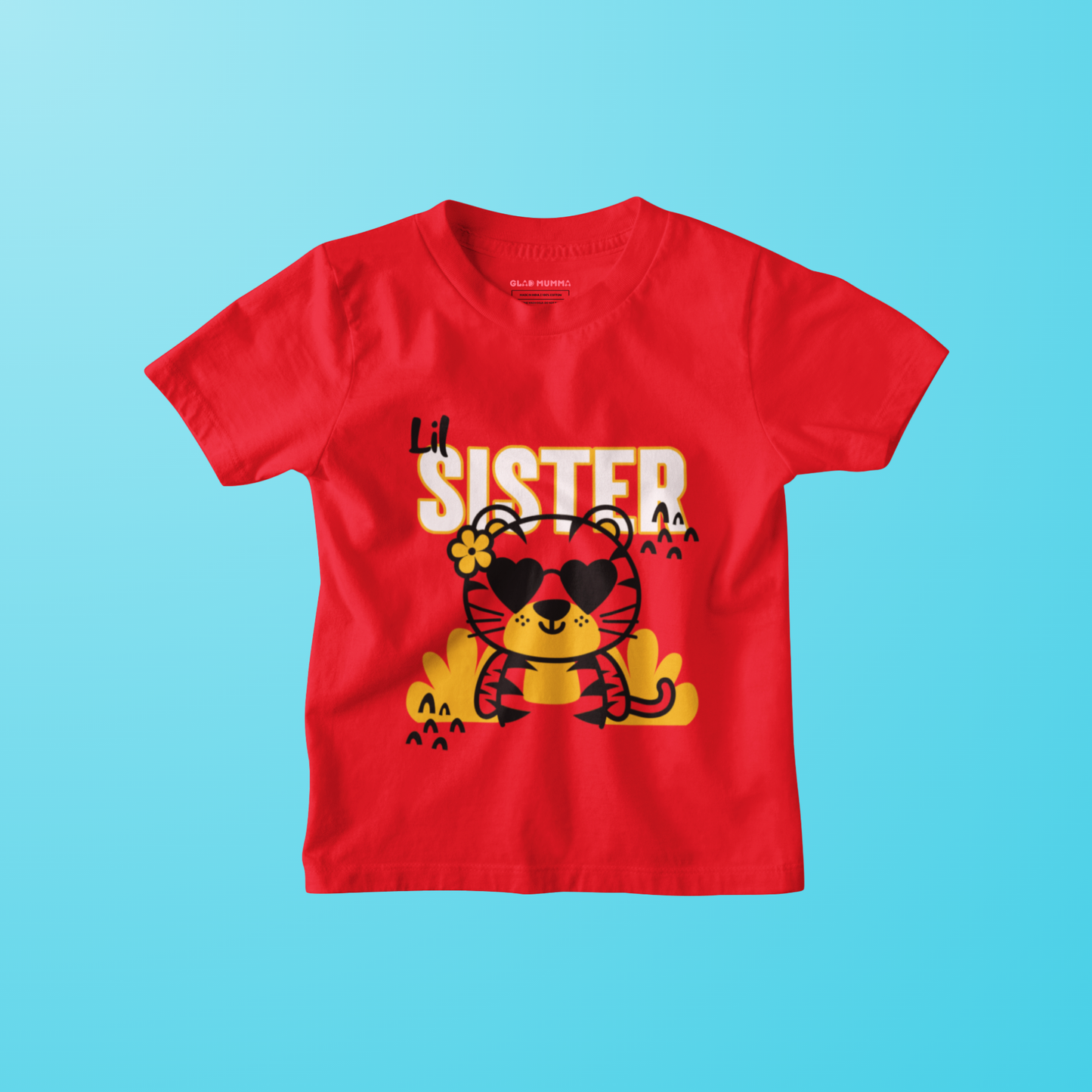 Little Sister T-Shirt for Girls | 100% Cotton Kids Tee