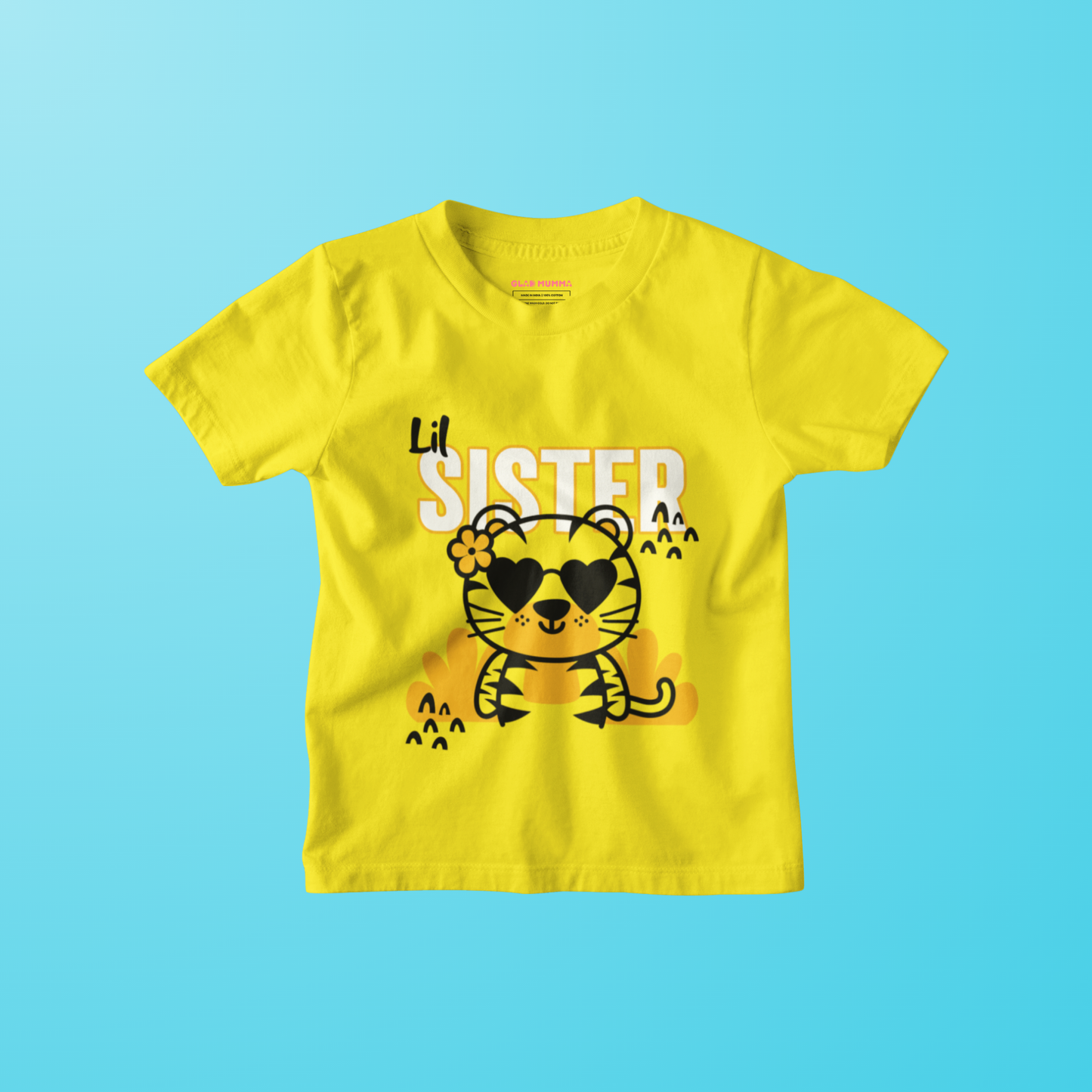 Little Sister T-Shirt for Girls | 100% Cotton Kids Tee
