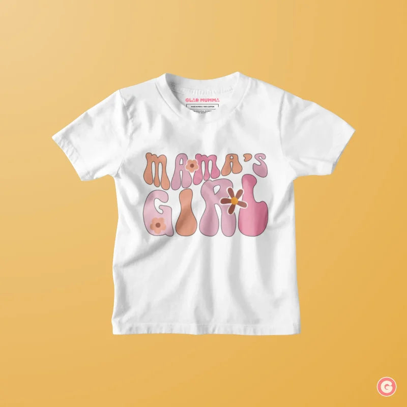 Mama’s Girl Kids Cotton T-Shirt - Tshirt