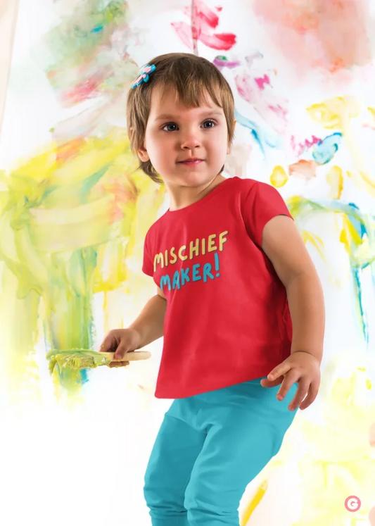 Mischief Maker Kids Cotton T-shirt - Tshirt