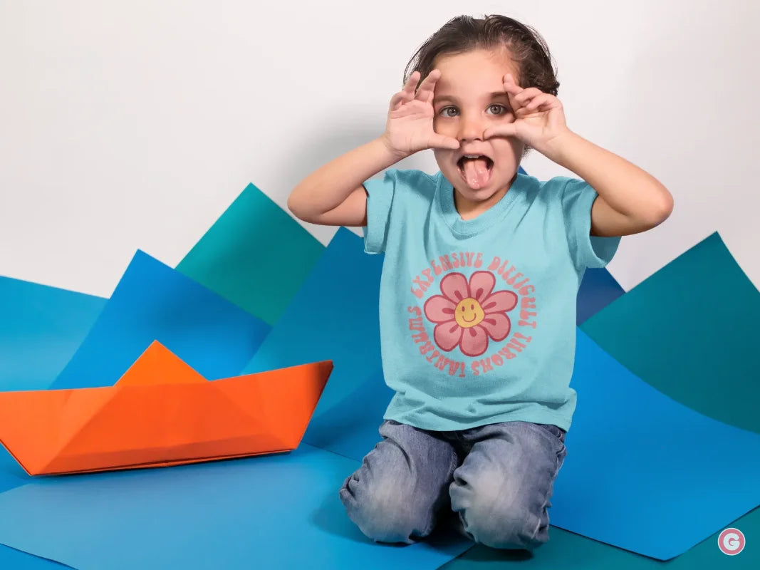 Throws Expensive Tantrums Kids Cotton T-shirt - Tshirt