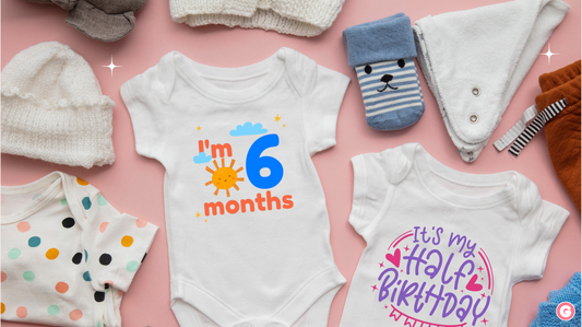 Half Birthday and Monthly Milestone Onesies: A New Trend for Baby Celebrations