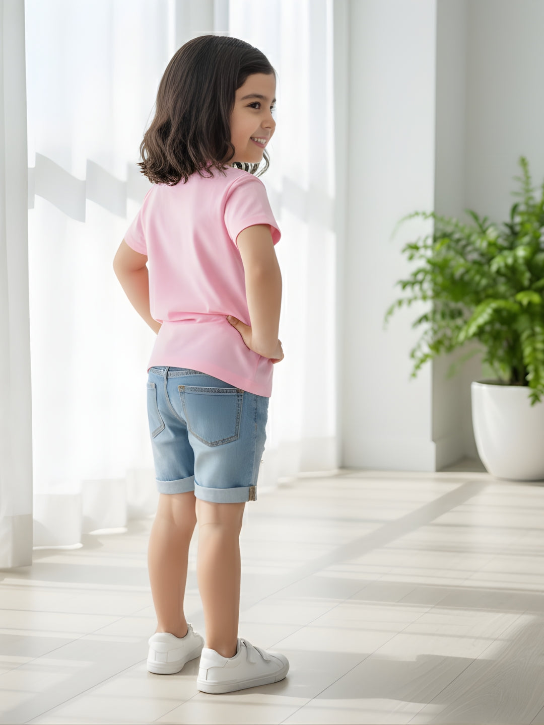 Little Sister Crown Kids Cotton T-Shirt