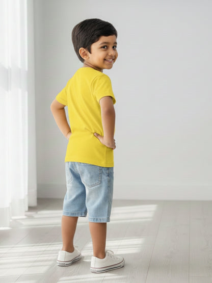 Little Brother Cotton T-Shirt for Kids Boys