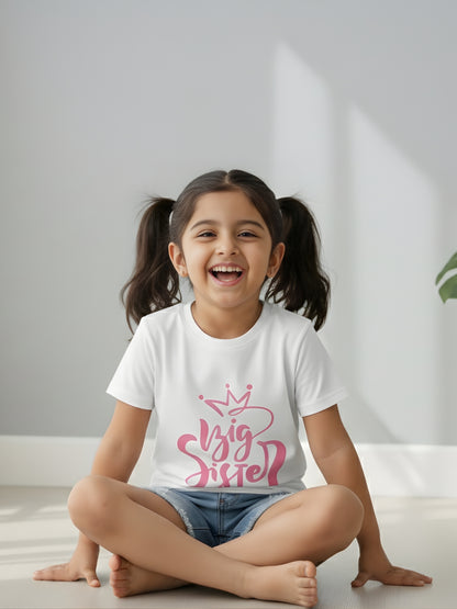Big Sister Kids Cotton T-Shirt