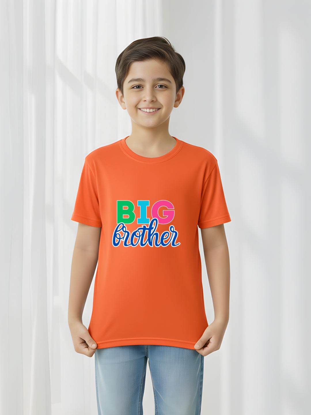 Big Brother Cotton T-Shirt for Kids