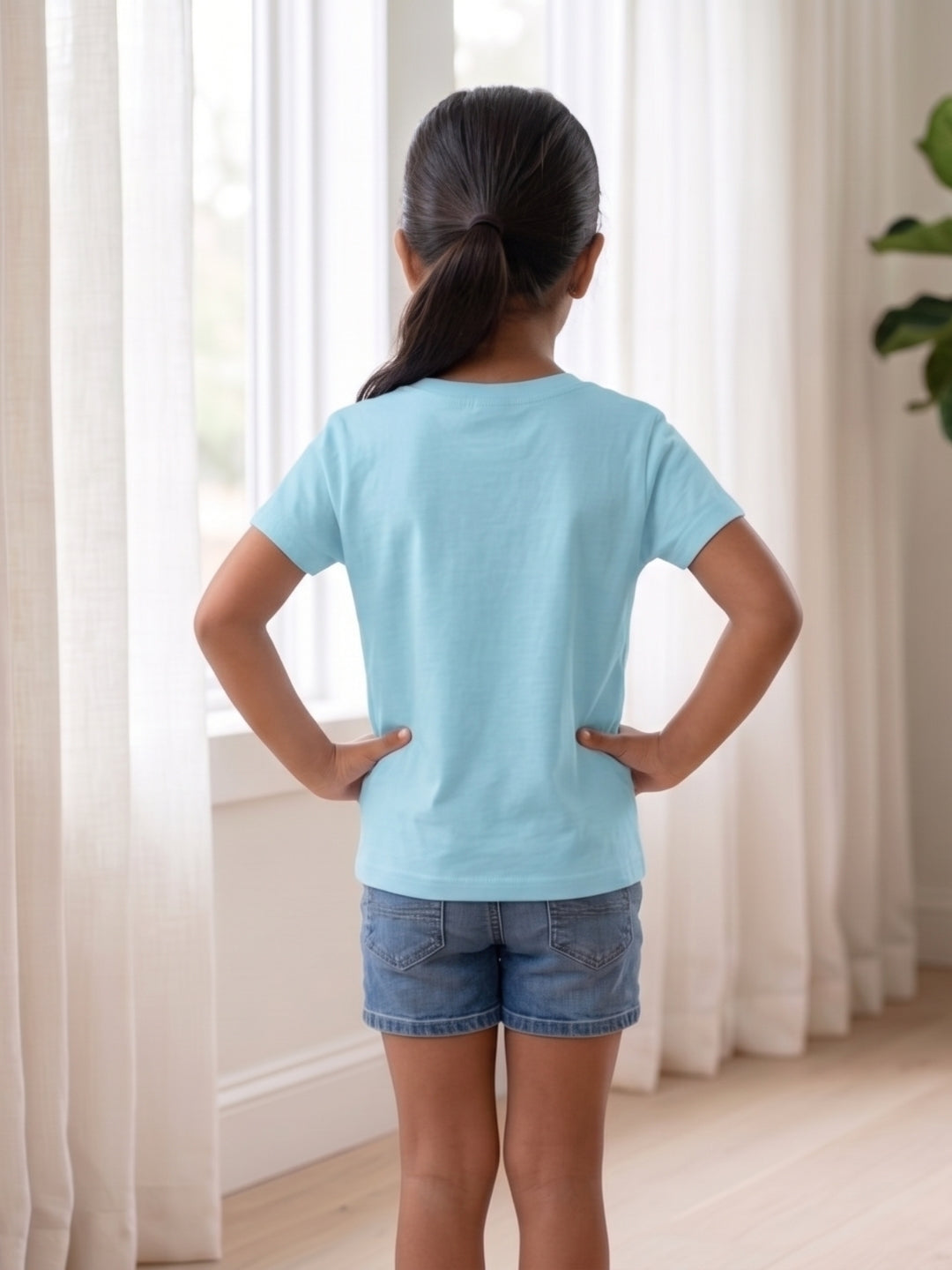 Big Sister Rainbow Printed Cotton T-Shirt for Kids