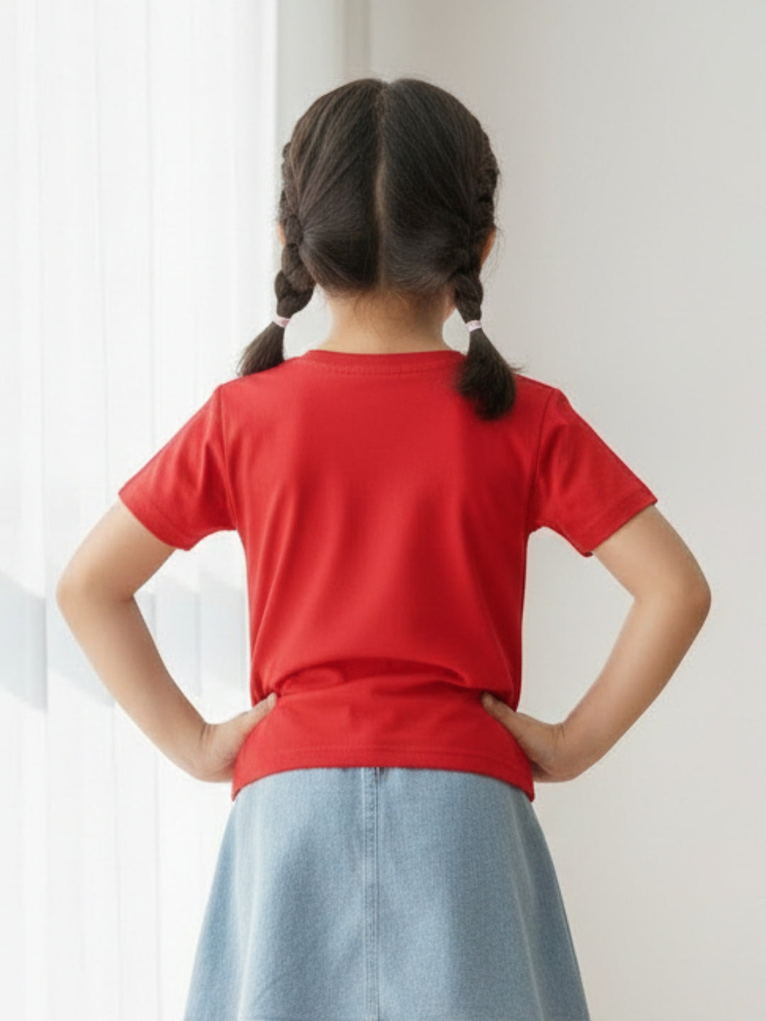Big Sister Typography Cotton T-Shirt for Kids