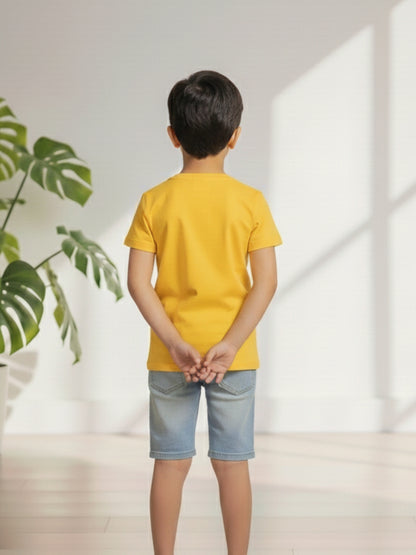 Big Brother Kids Cotton T-Shirt: Lion Design