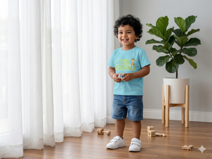 Little Brother Giraffe Kids Cotton T-shirt