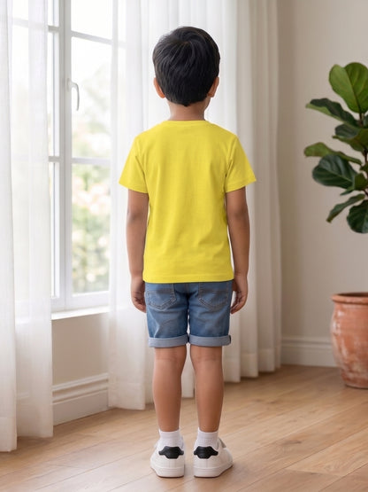 Promoted to Big Brother Astronaut Cotton T-Shirt for Kids