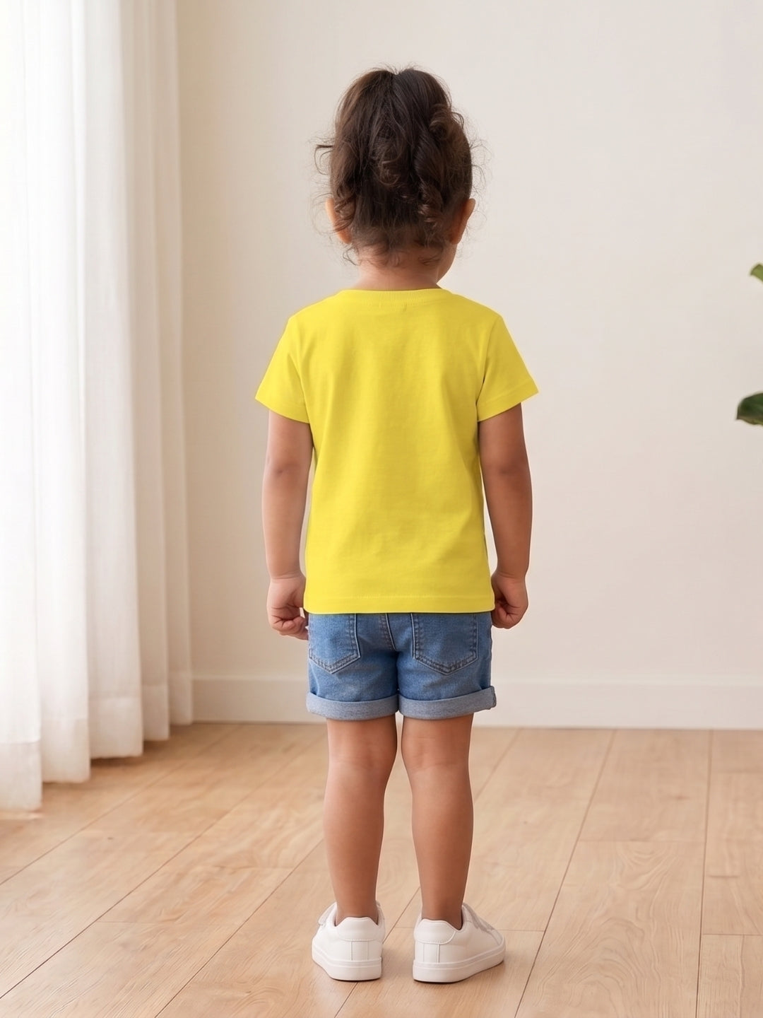 Little Sister Giraffe Print Kids T-shirt