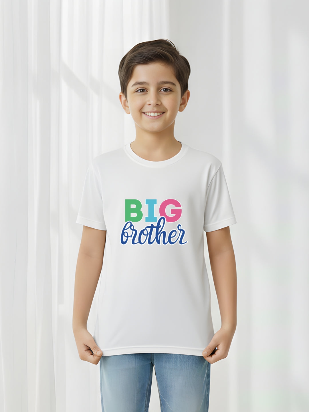 Big Brother Cotton T-Shirt for Kids