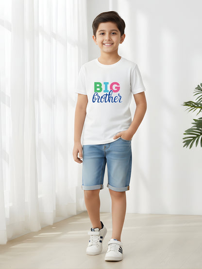 Big Brother Cotton T-Shirt for Kids