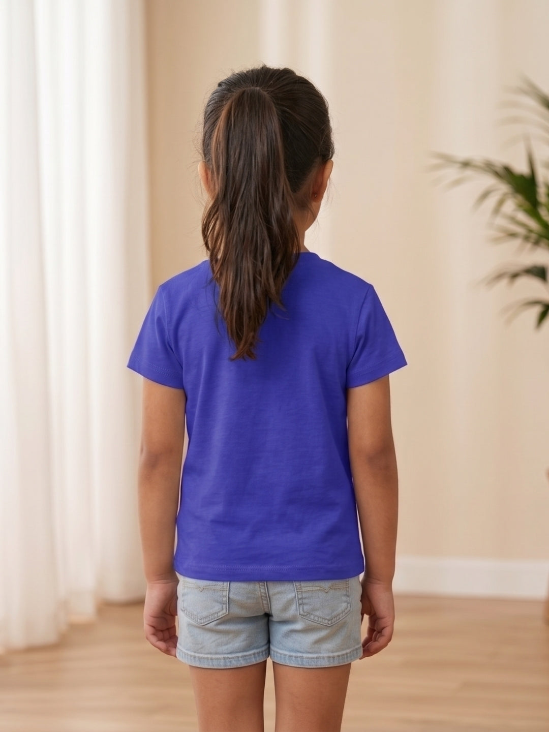Big Sister Rainbow Printed Cotton T-Shirt for Kids