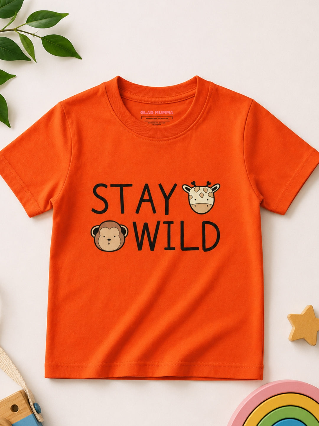Stay Wild Kids Cotton T-Shirt