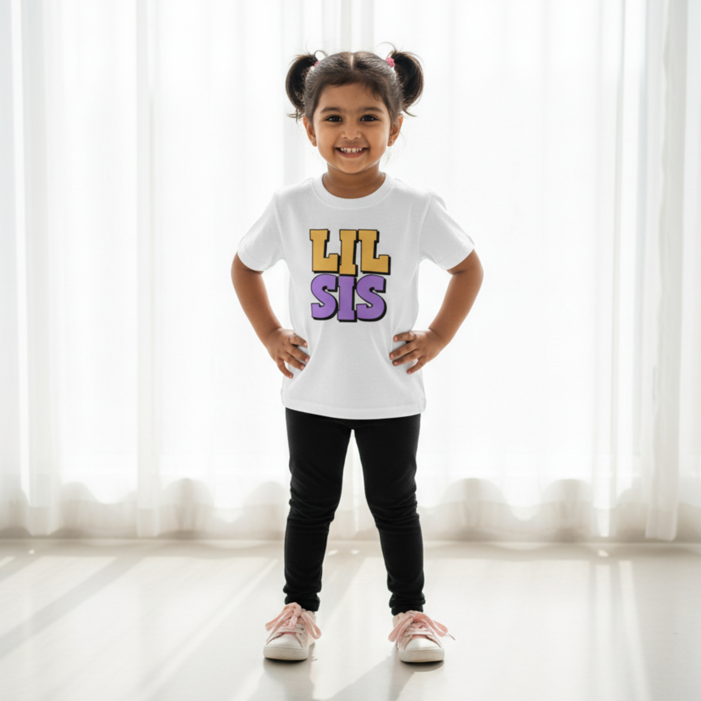 Lil Sis Kids Cotton T-shirt