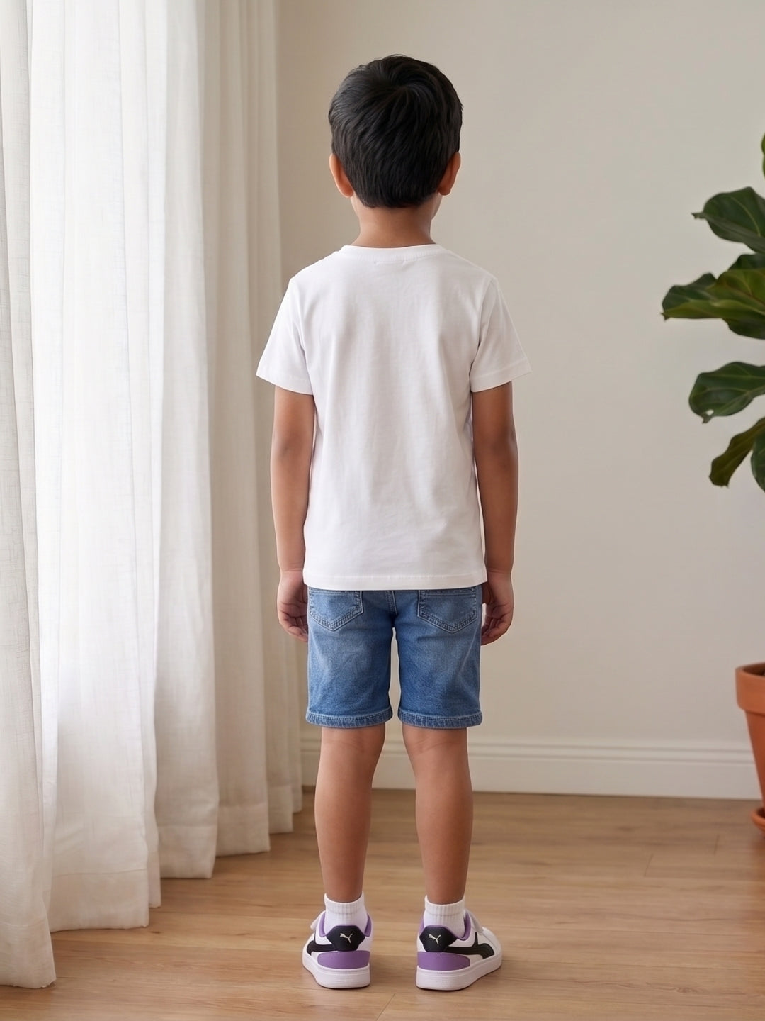 Promoted to Big Brother Astronaut Cotton T-Shirt for Kids