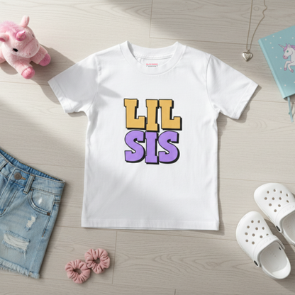 Lil Sis Kids Cotton T-shirt