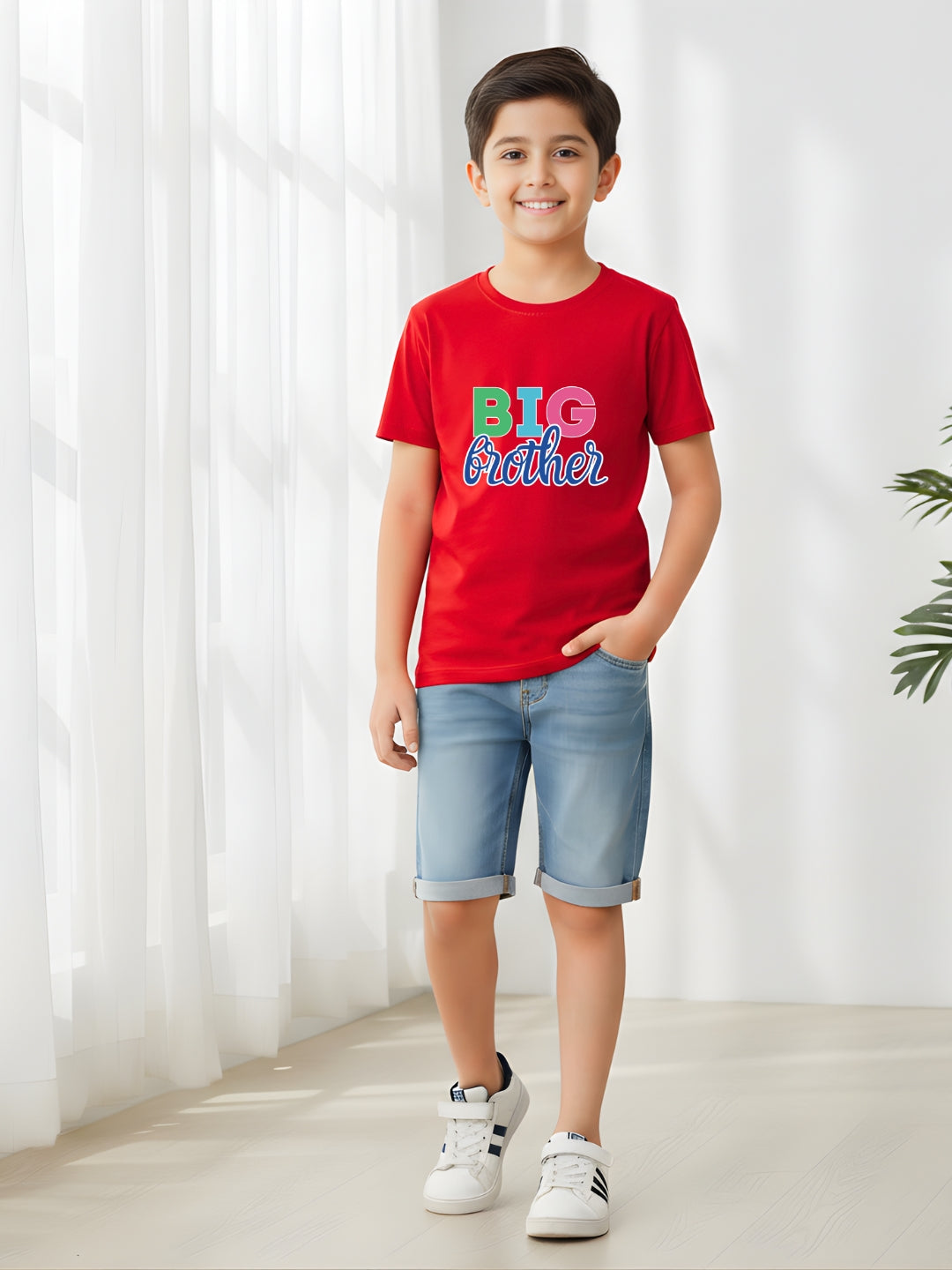 Big Brother Cotton T-Shirt for Kids