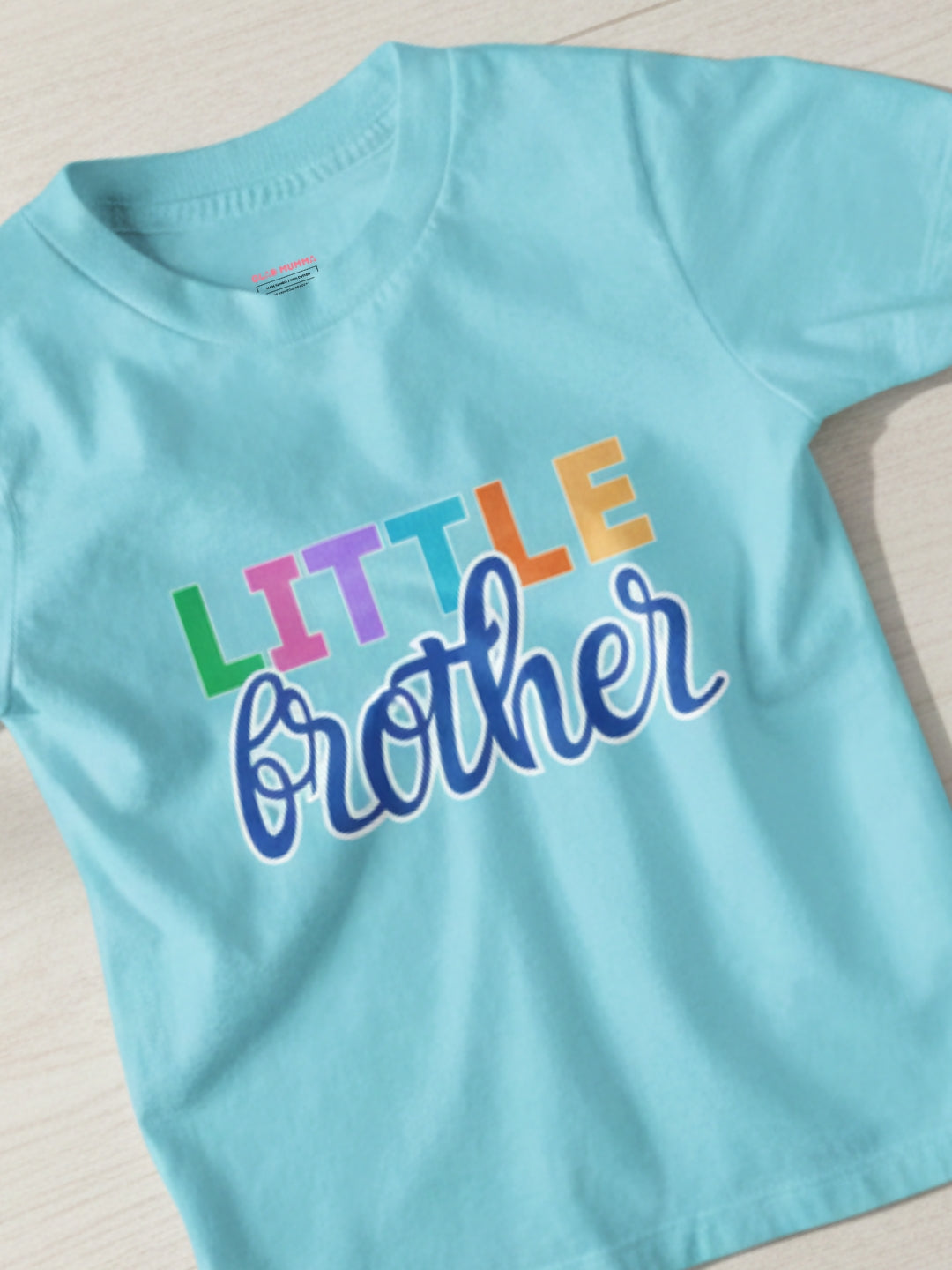 Little Brother Cotton T-Shirt for Kids Boys