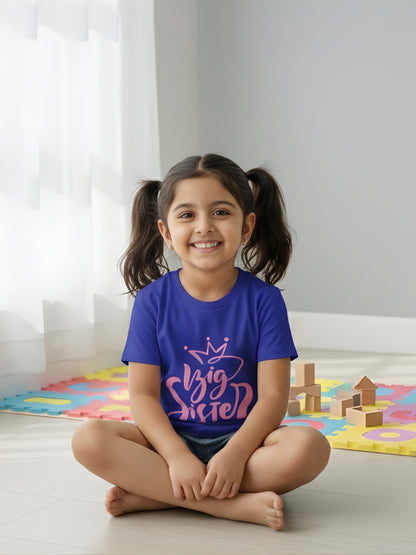 Big Sister Kids Cotton T-Shirt