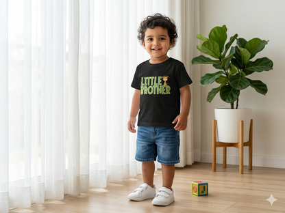 Little Brother Giraffe Kids Cotton T-shirt