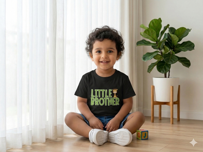 Little Brother Giraffe Kids Cotton T-shirt