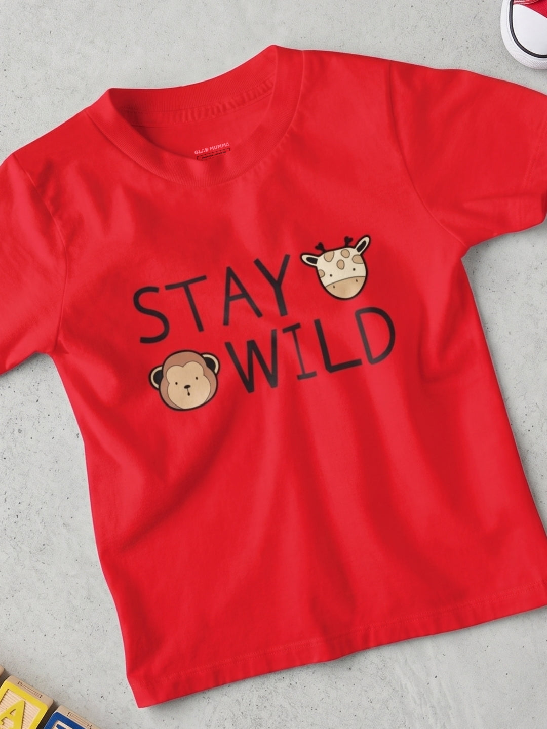 Stay Wild Kids Cotton T-Shirt