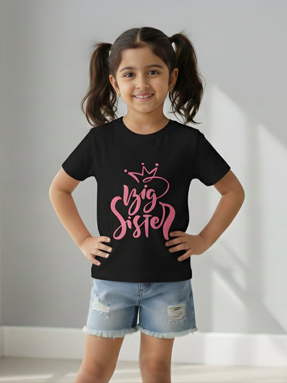 Big Sister Kids Cotton T-Shirt