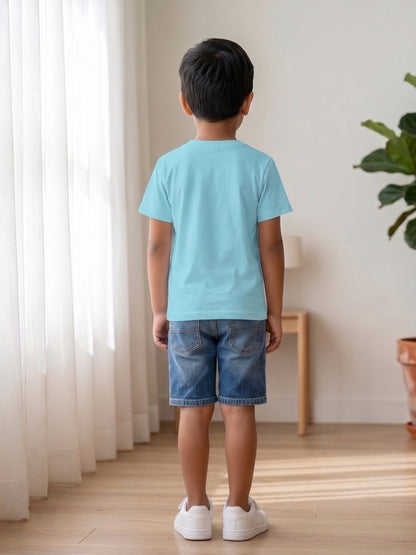 Promoted to Big Brother Astronaut Cotton T-Shirt for Kids