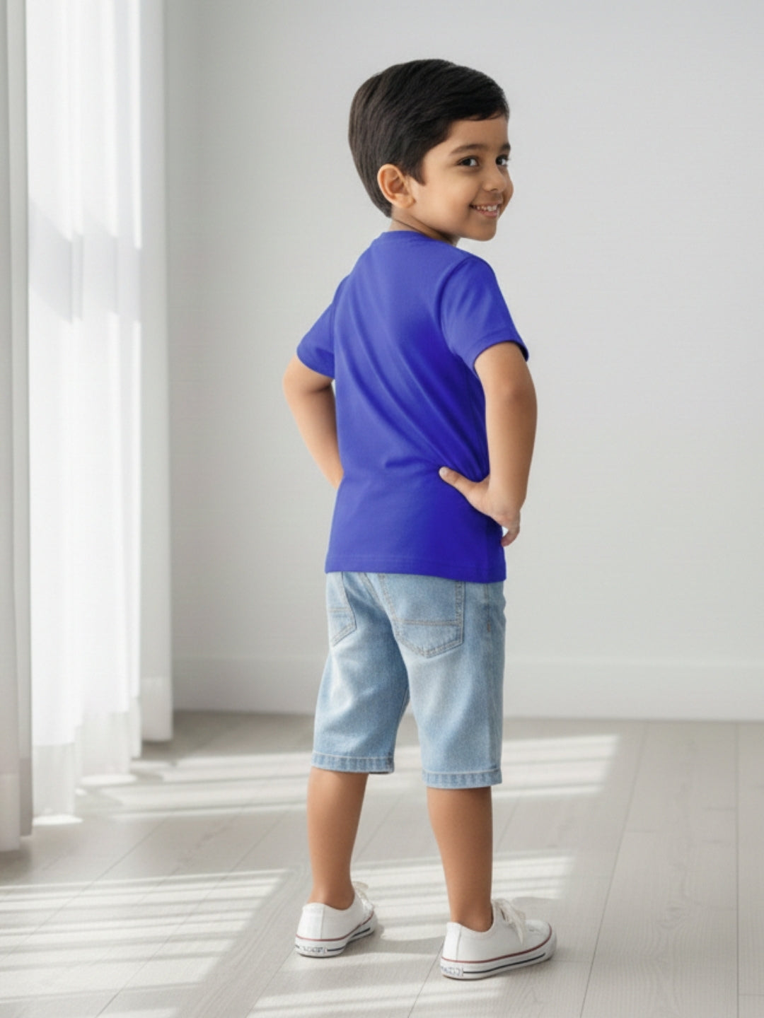 Big Brother Giraffe Kids Cotton T-shirt