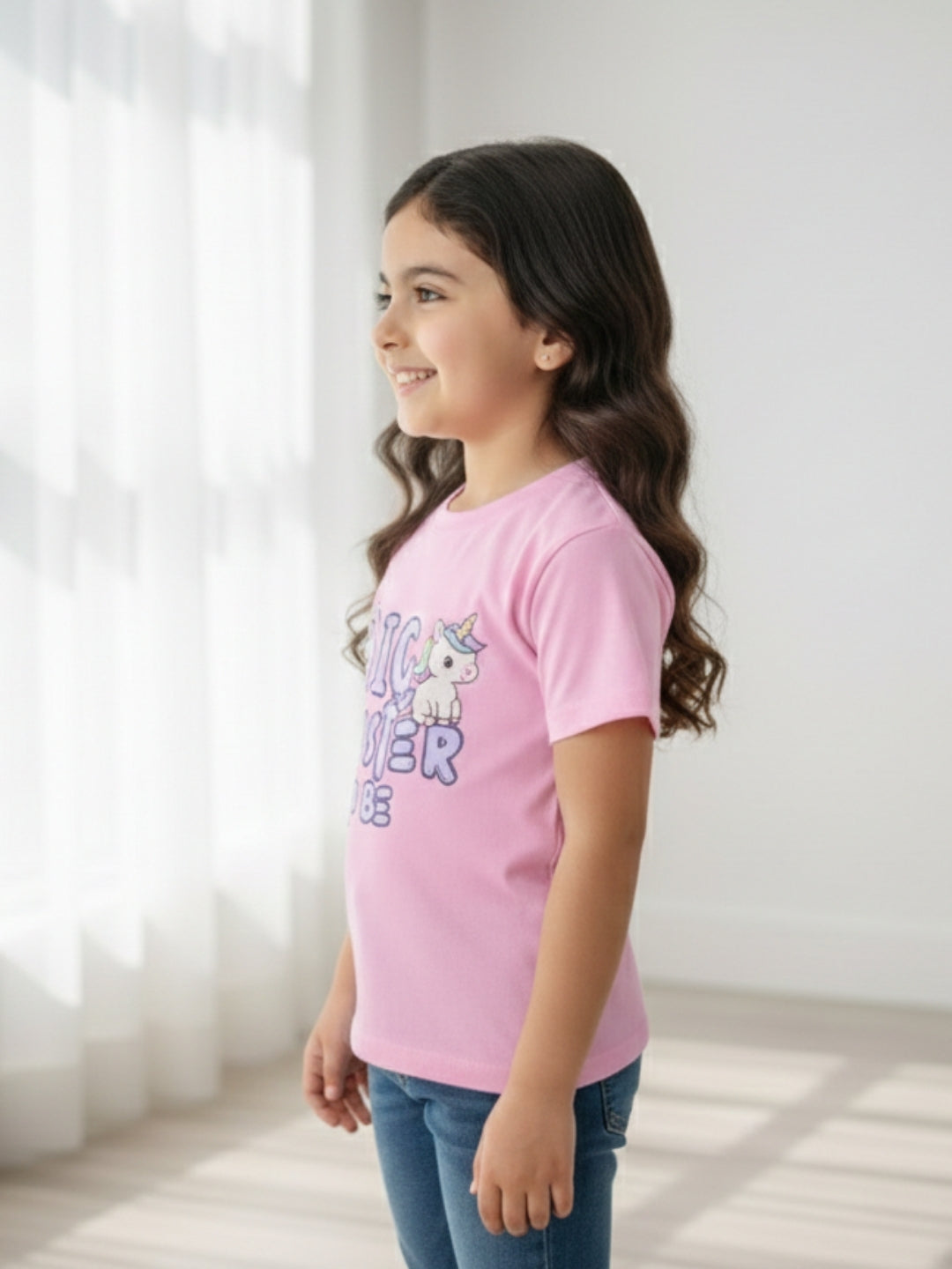 Big Sister To Be Unicorn Kids Cotton T-shirt 🦄