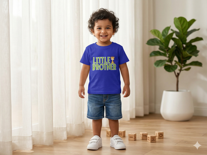 Little Brother Giraffe Kids Cotton T-shirt