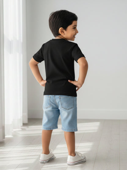 Little Brother Cotton T-Shirt for Kids Boys