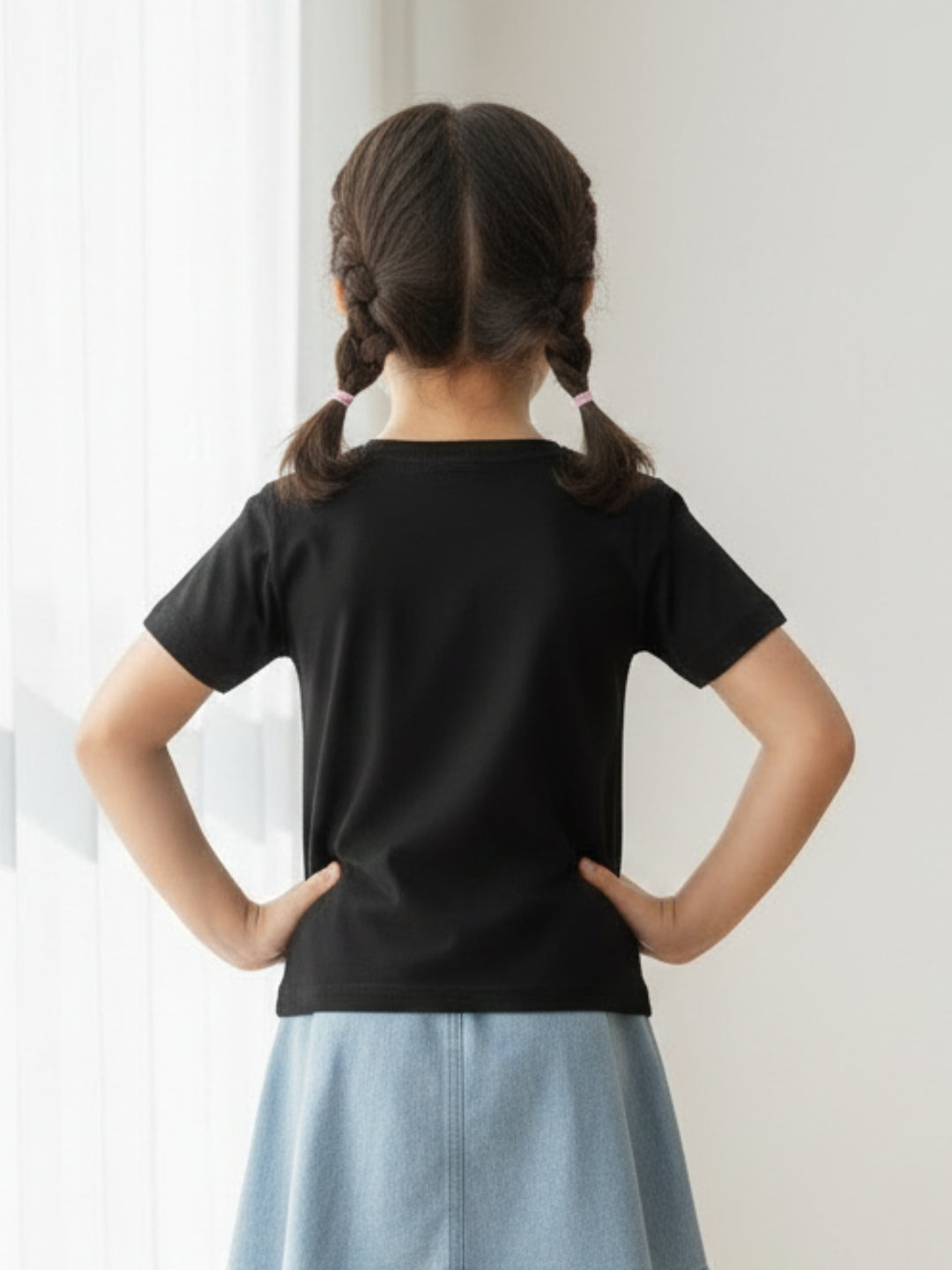 Big Sister Typography Cotton T-Shirt for Kids