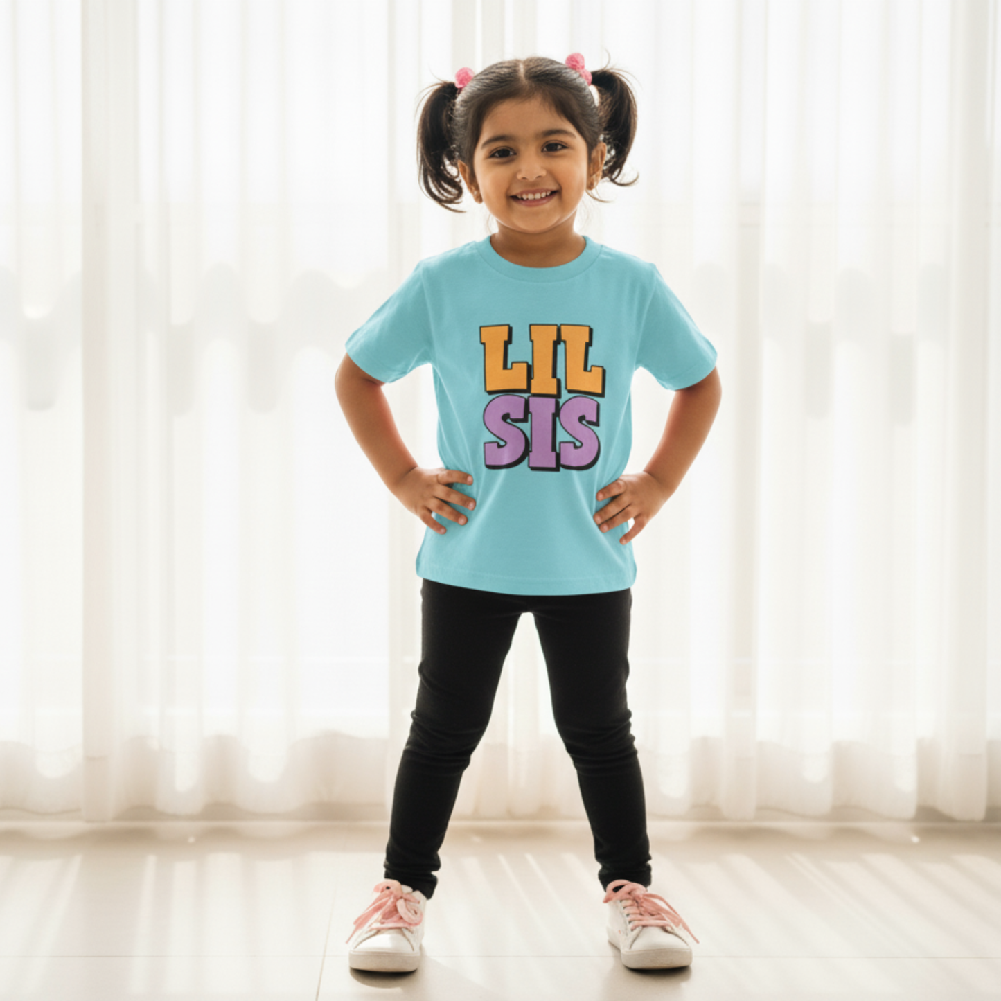 Lil Sis Kids Cotton T-shirt